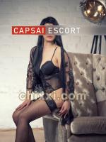 Ophelia Capsai, 44 Jahre alt mit schwarzen Haaren und BH 75D - Kategorie: Callgirls und Escort aus Lüdenscheid (Capsai Escort)